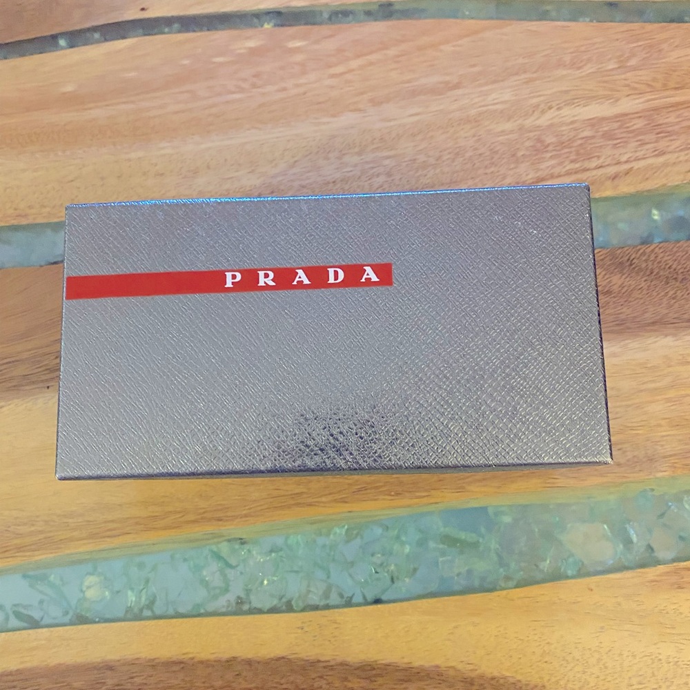 Metallic PRADA sunglasses box (GLASSES NOT INCLUDED)
